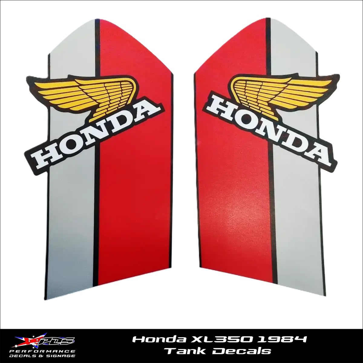 Honda XL 350 1984 - Tank Decals