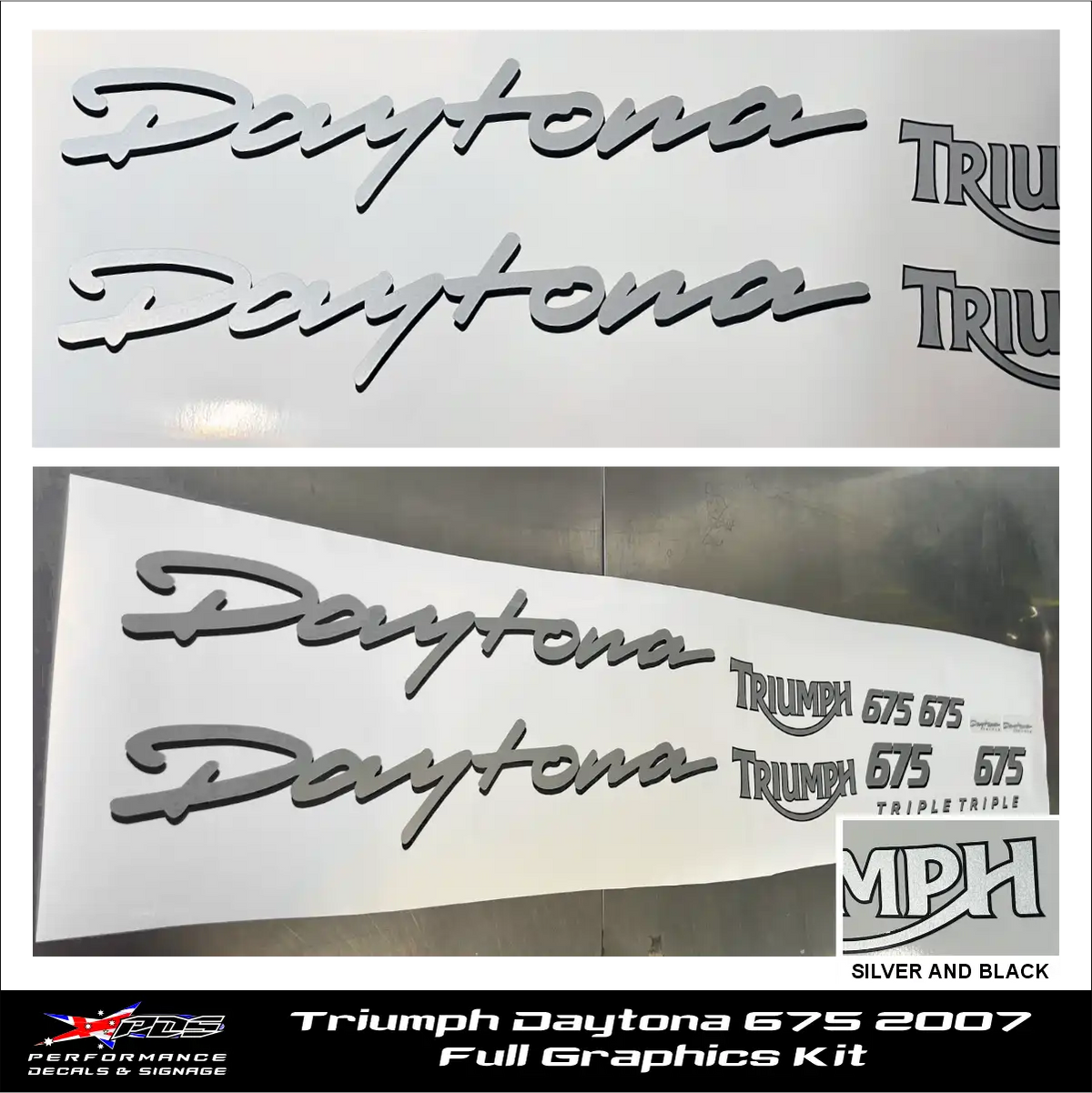 Triumph Daytona 675 2007 - Full Graphics Kit
