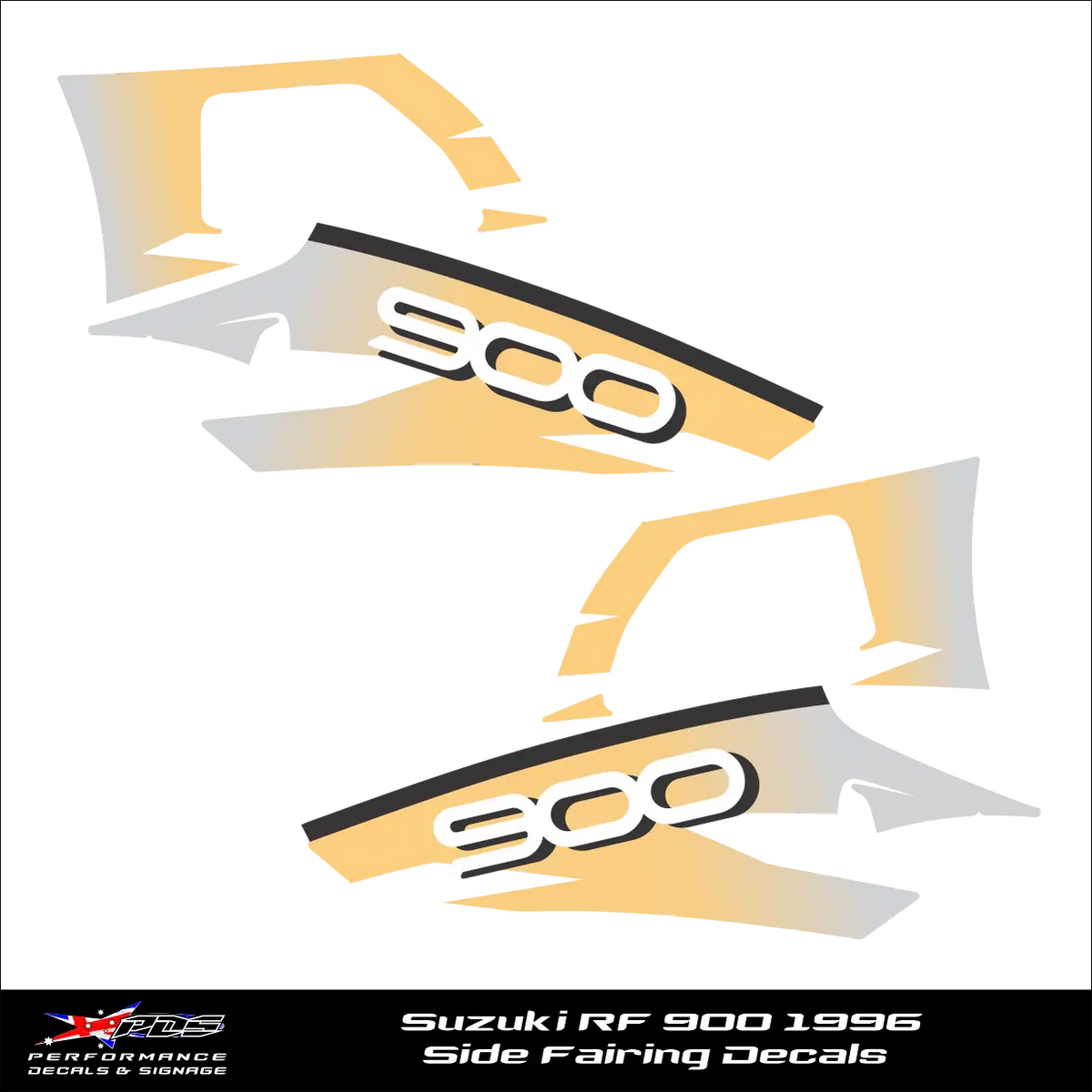 Suzuki RF900 1996 Side Fairing Decals