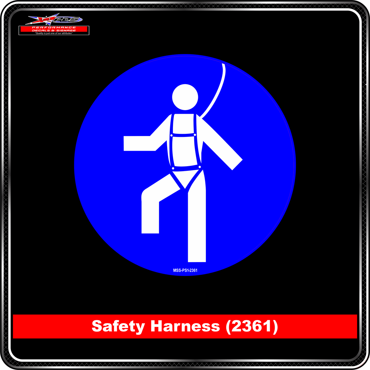 Safety Harness (Pictogram 2361)