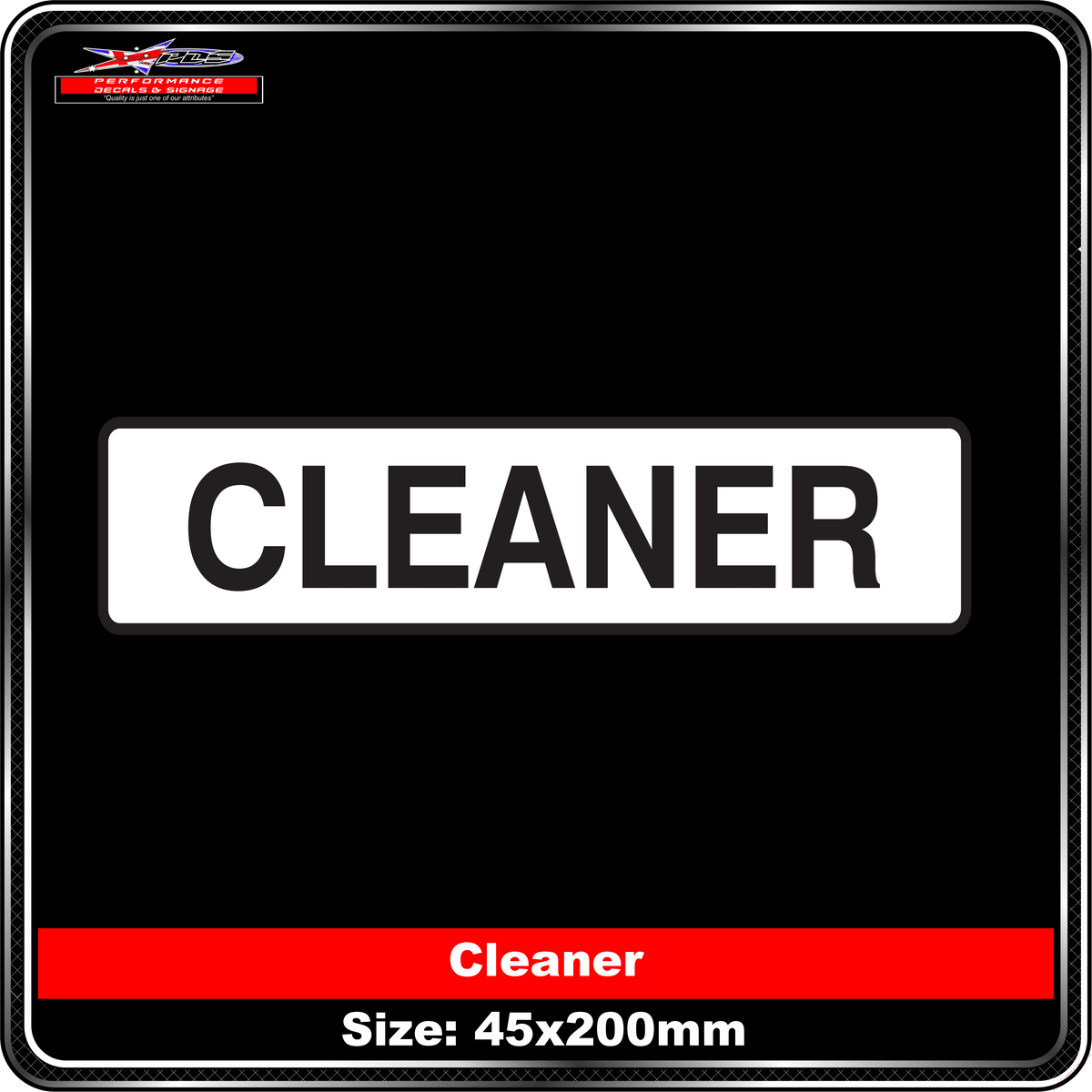 Cleaner