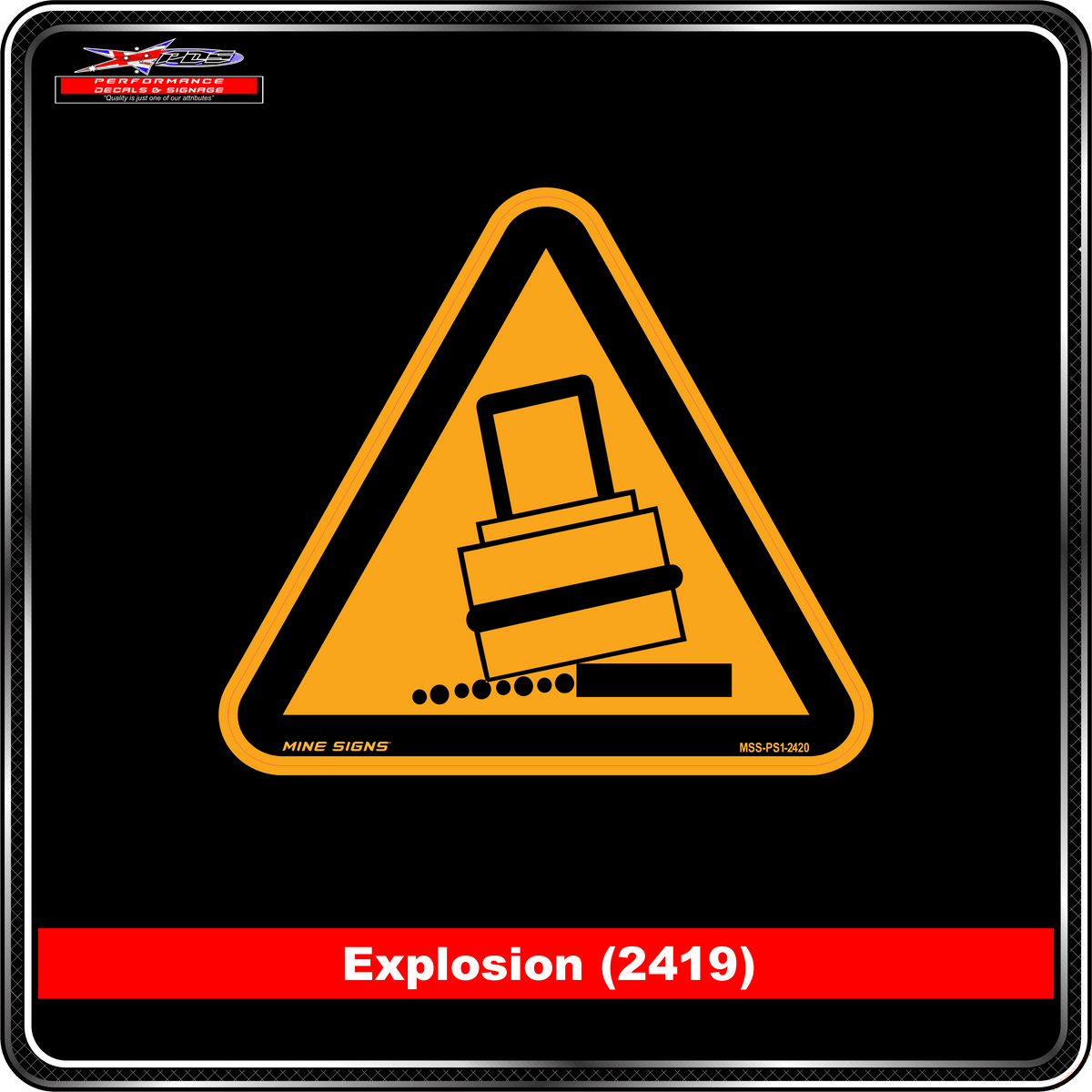Explosion (Pictogram 2419)