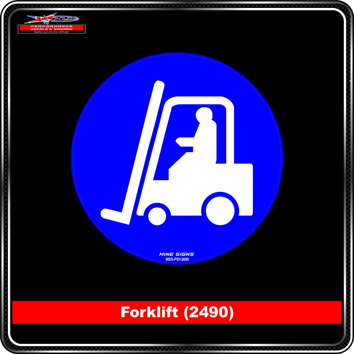 Forklift (Pictogram 2490)