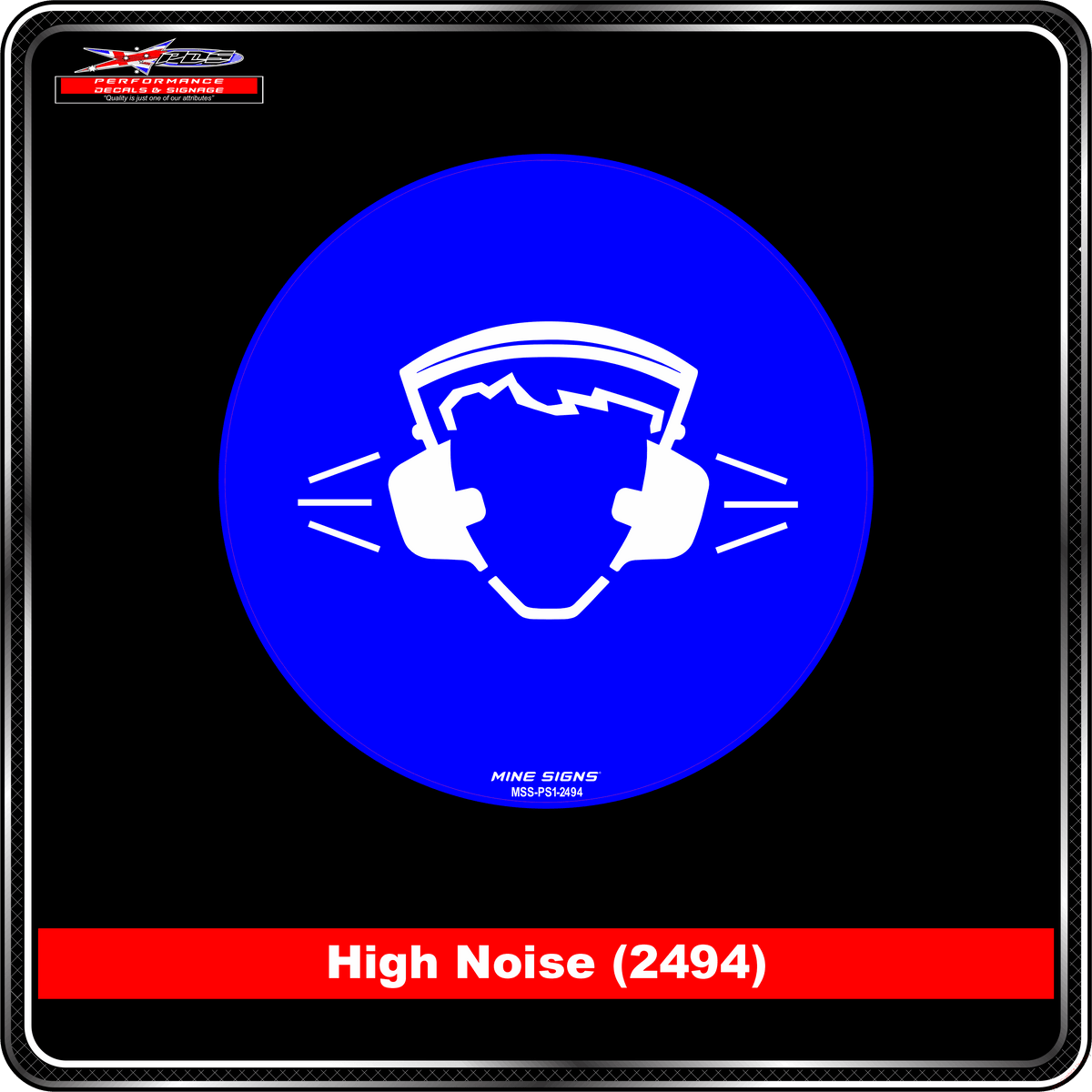 High Noise (Pictogram 2494)