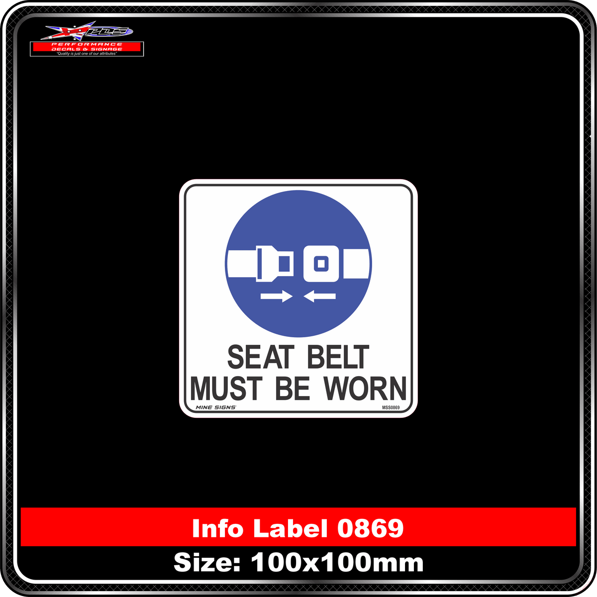Mandatory Signs