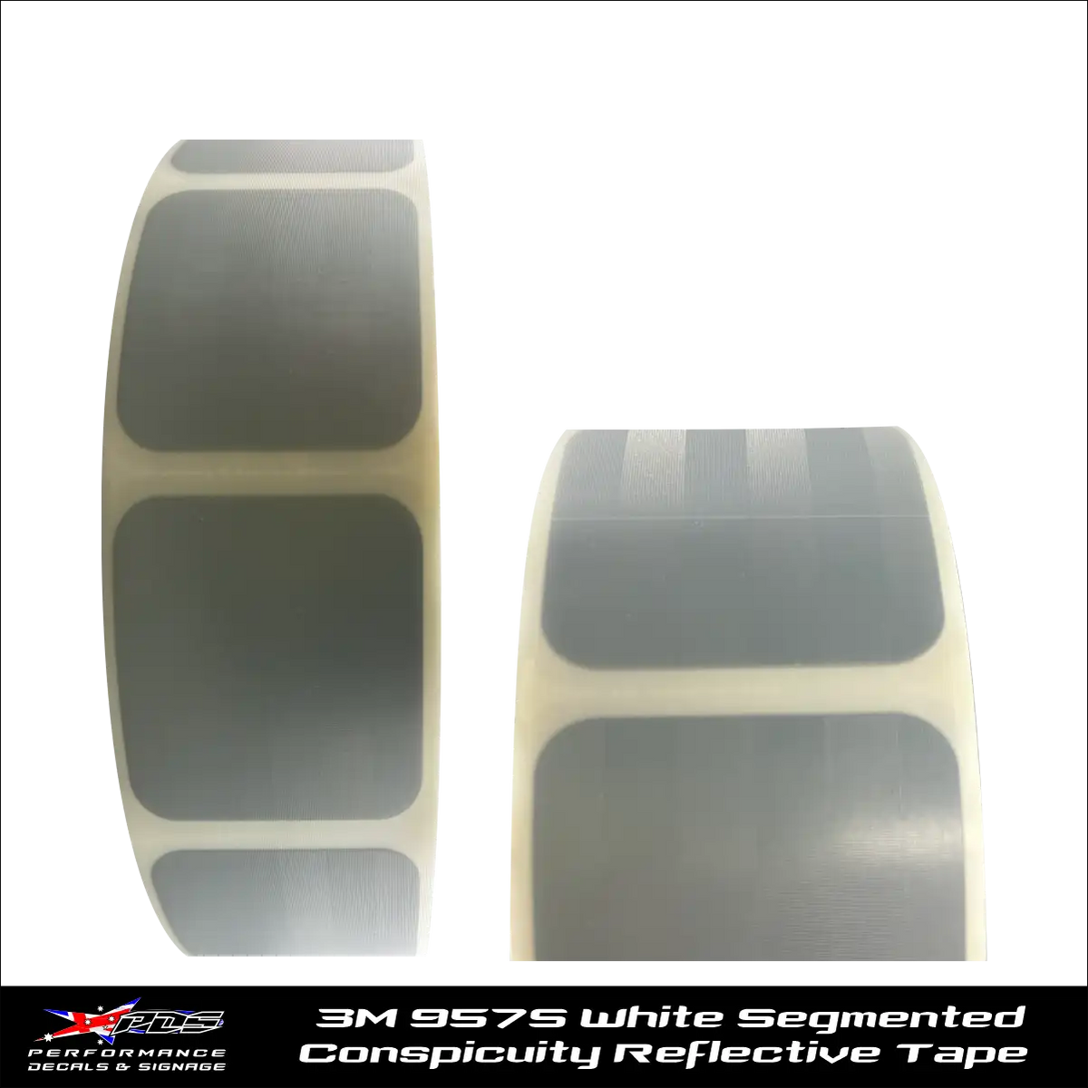 3M 957S-10 white segmented conspicuity reflective tape