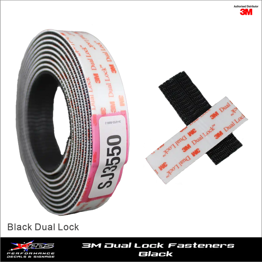 3M Dual Lock Reclosable Fastener Black (SJ3550)
