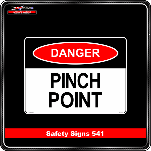 Danger Pinch Point (Safety Sign 0541)