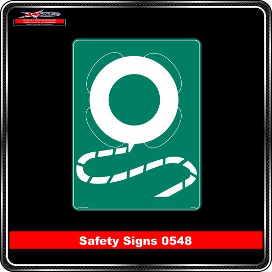 Emergency Life Preserver (Safety Sign 0548)
