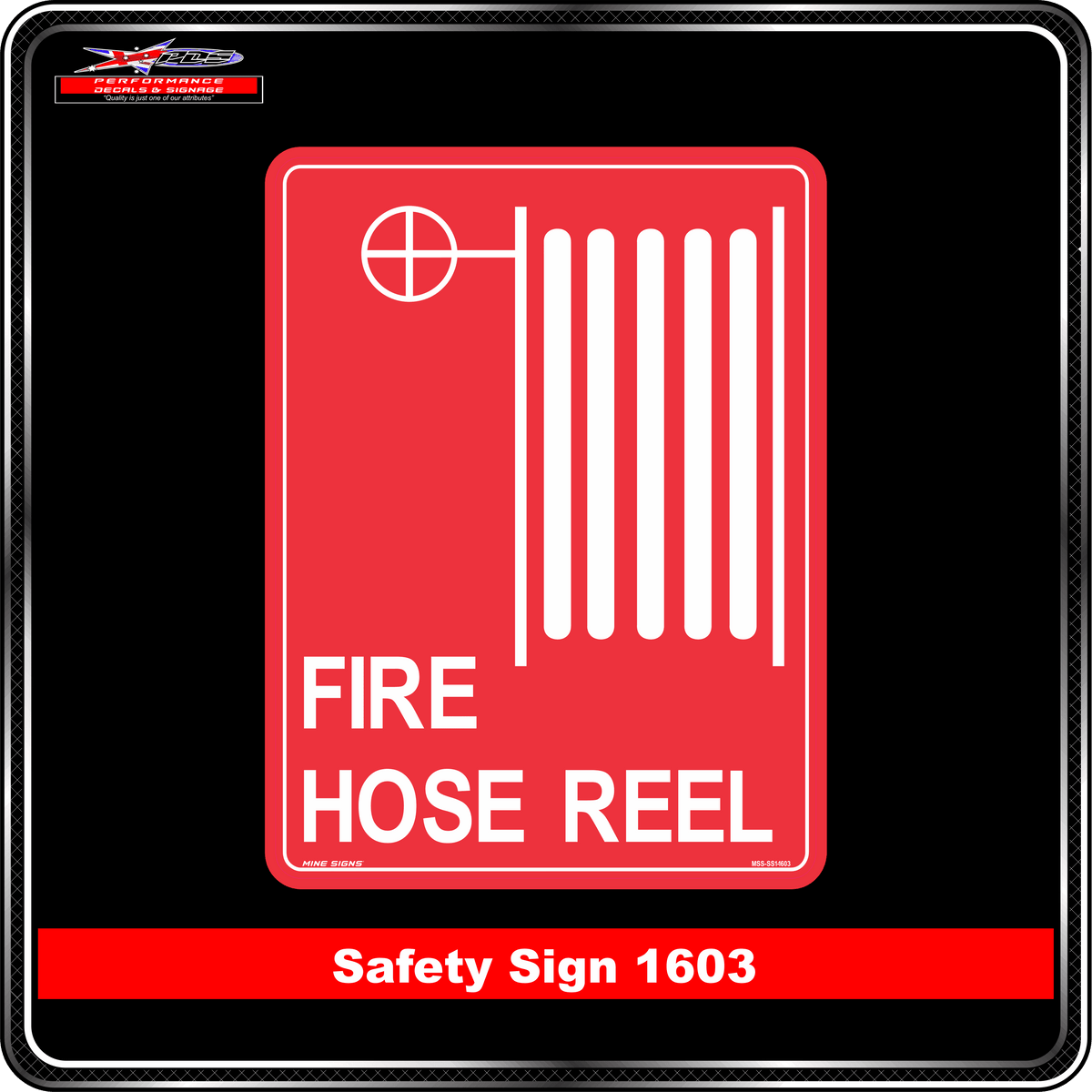 Fire Hose Reel (Safety Sign 1603)