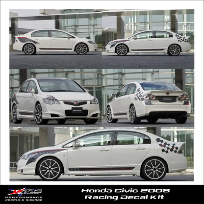 Honda Civic 2008 Decals Kit