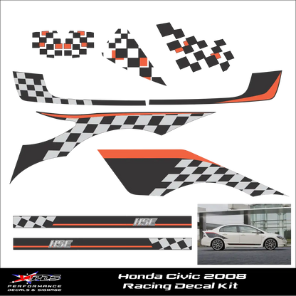 Honda Civic 2008 Decals Kit