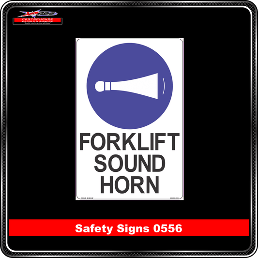 Mandatory Forklift Sound Horn (Safety Sign 0556)