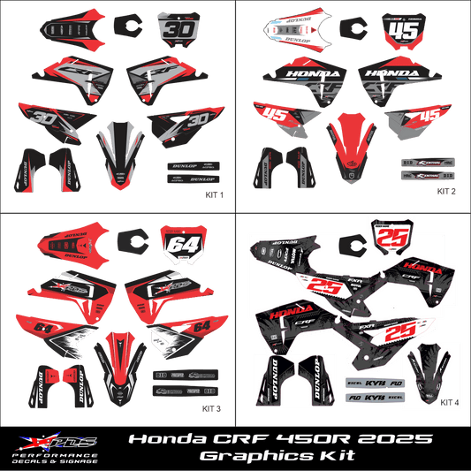 Honda CRF 450R 2025 - Graphics Kit