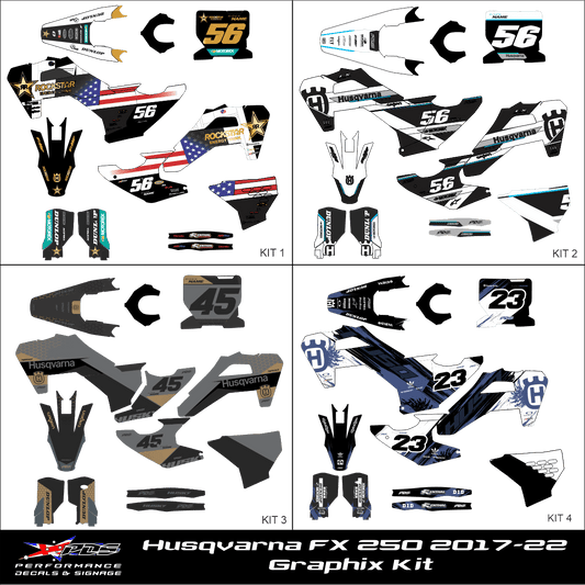Husqvarna FX 250 2017-22 - Full Decal Kit