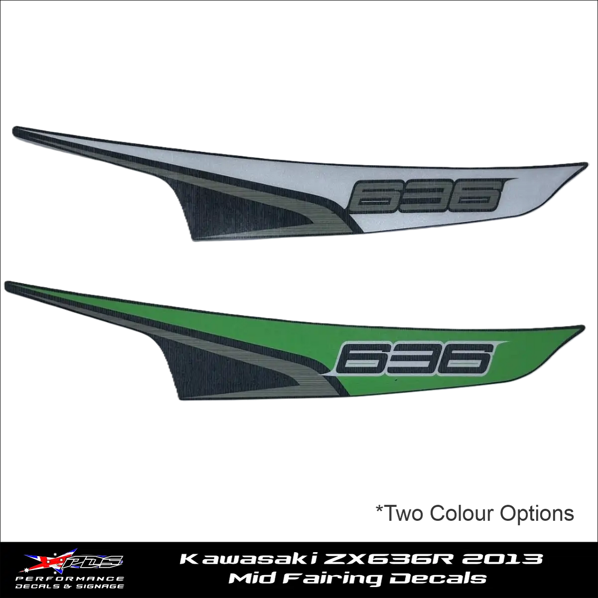 Kawasaki ZX636R 2013 - OEM Fairing Decals