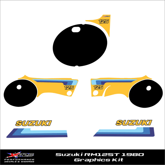 Suzuki RM125 T 1980 - Graphics Kit