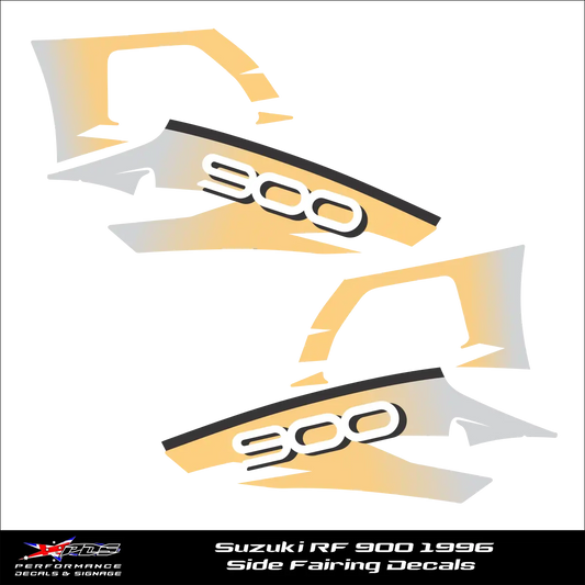 Suzuki RF900 1996 Side Fairing Decals