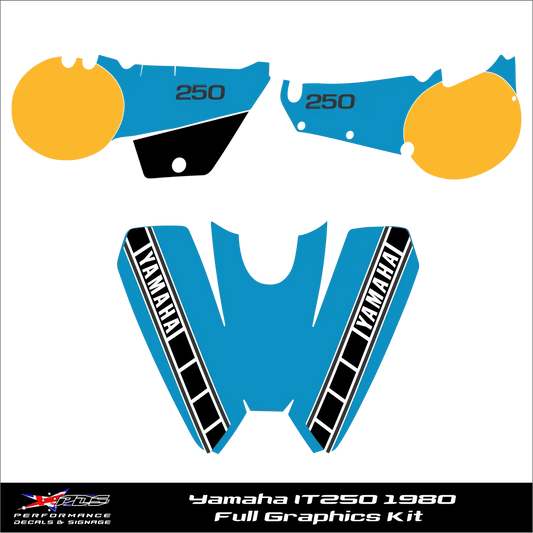 Yamaha IT250G 1980 Graphics Kit