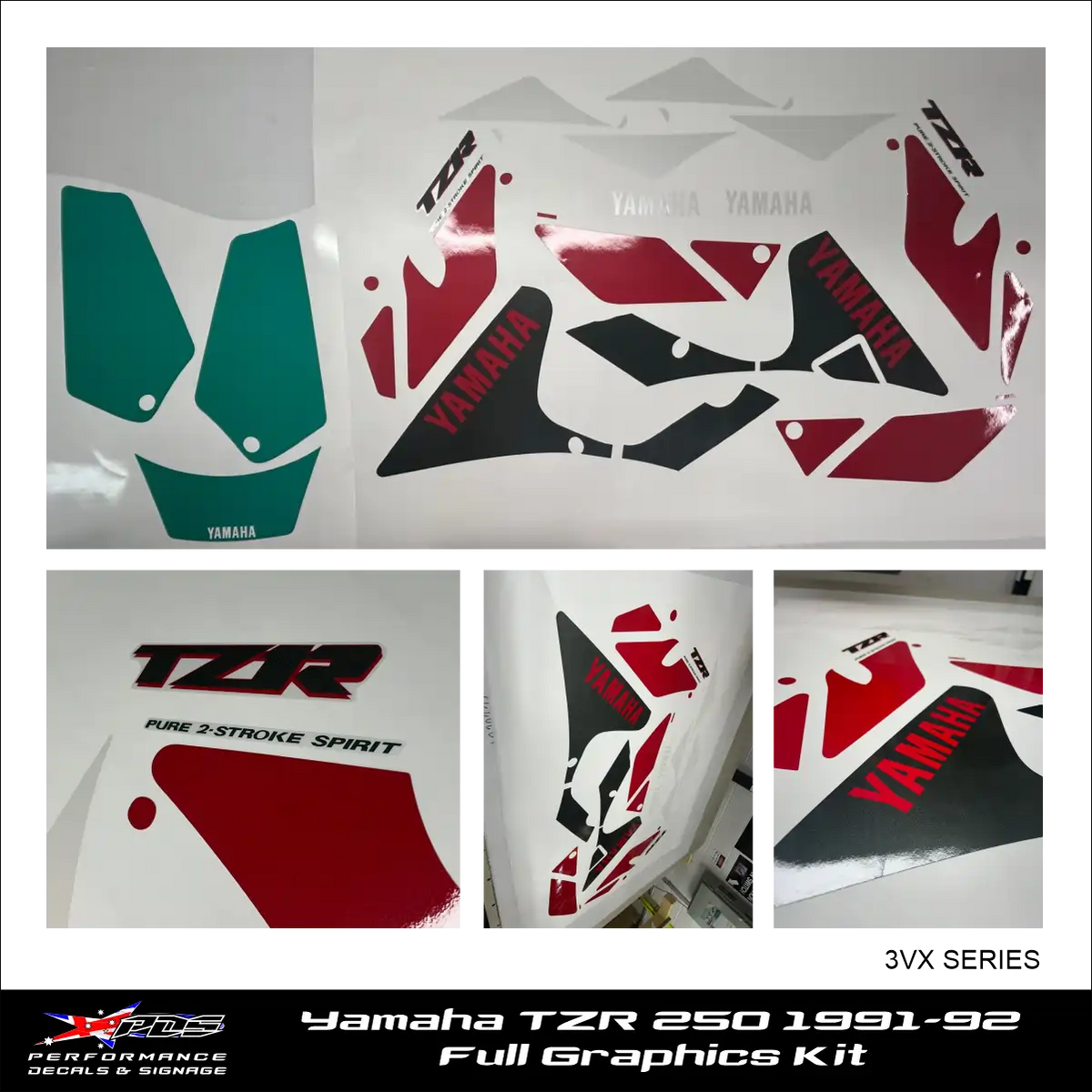 Yamaha TZR 250 3VX Series 1991-92 - Full Graphics Kit