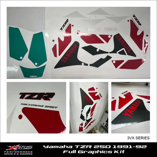 Yamaha TZR 250 3VX Series 1991-92 - Full Graphics Kit