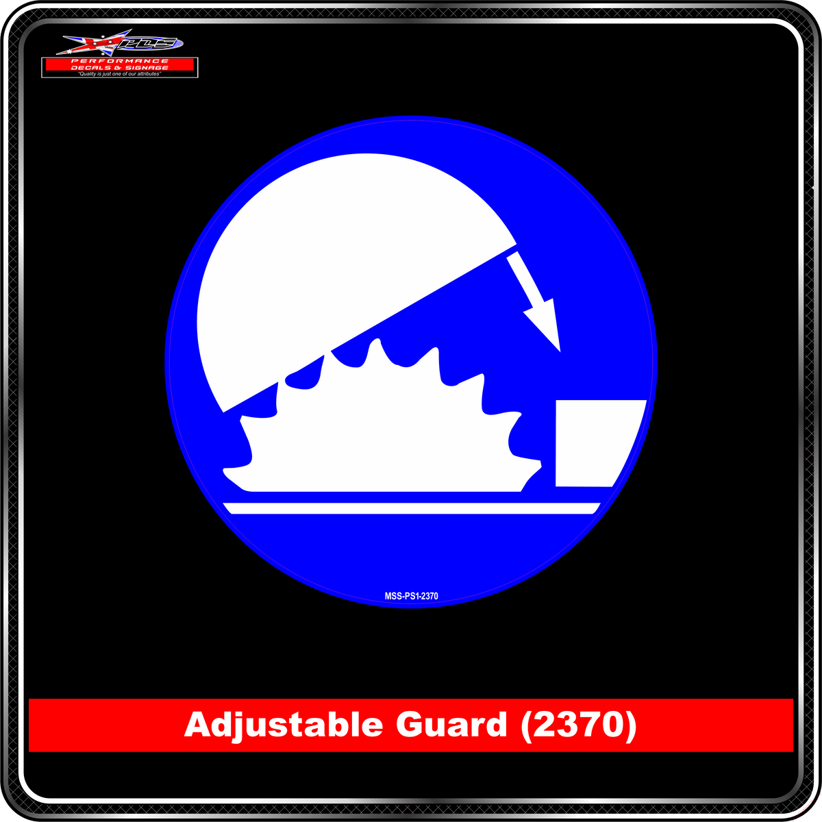 Adjustable Guard (Pictogram 2370)