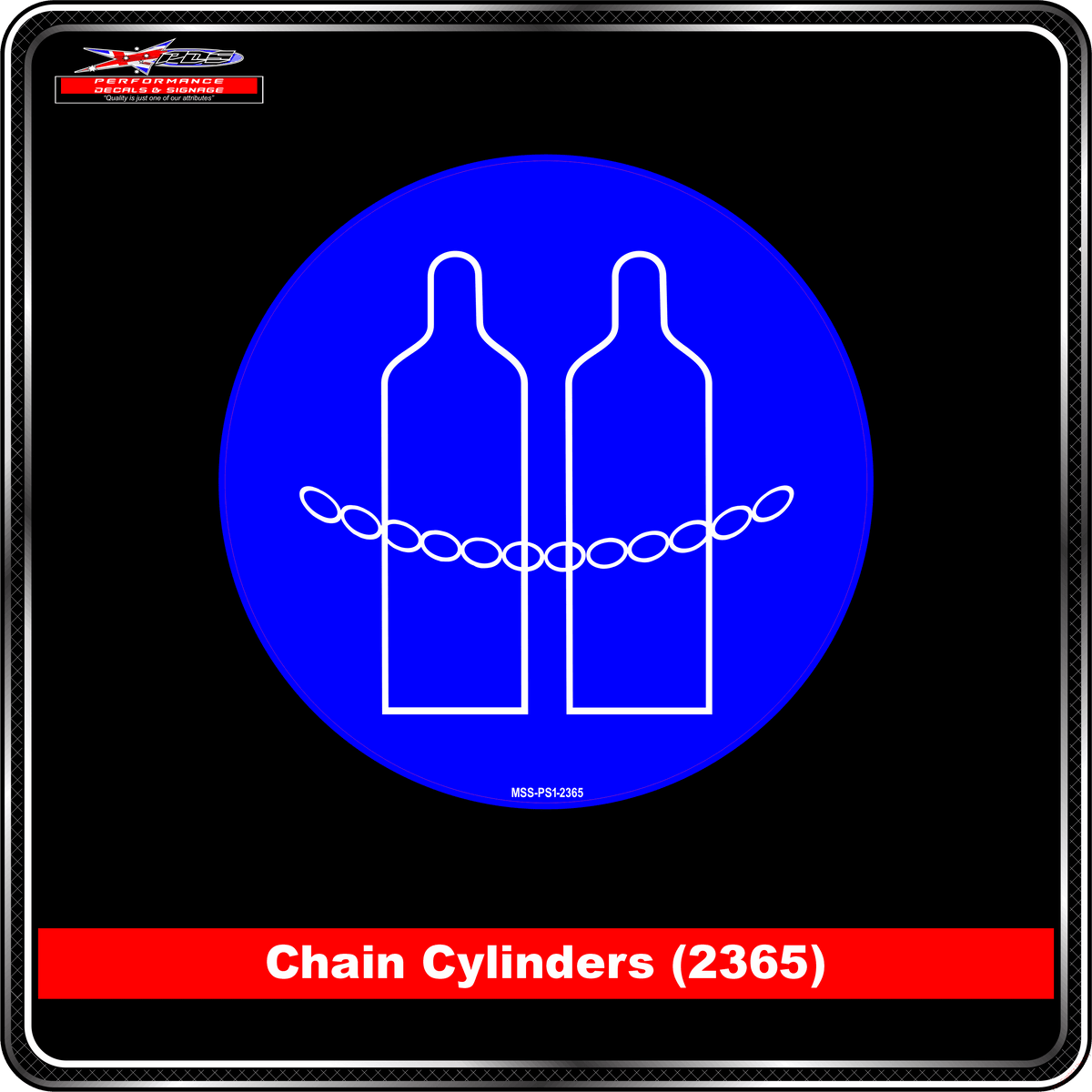 Chain Cylinders (Pictogram 2365)