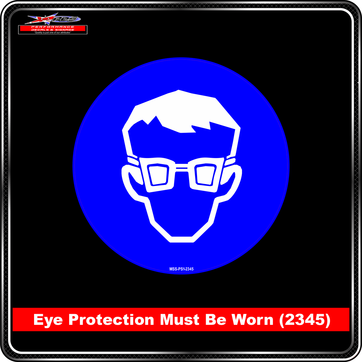 Safety Glasses (Pictogram 2345)