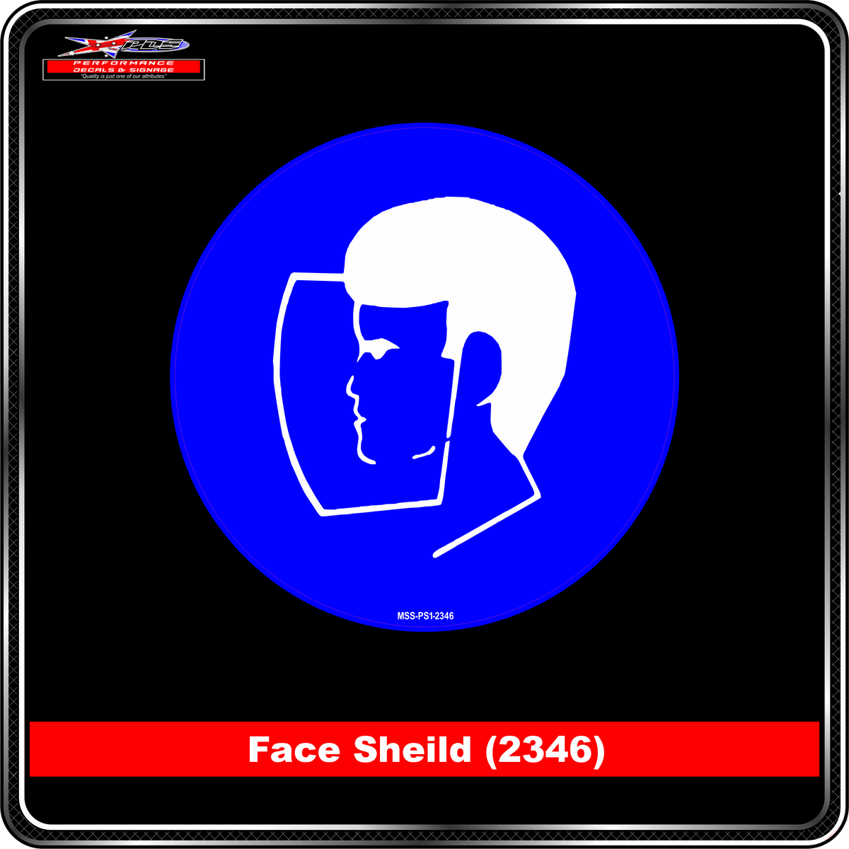 Face Shield (Pictogram 2346)