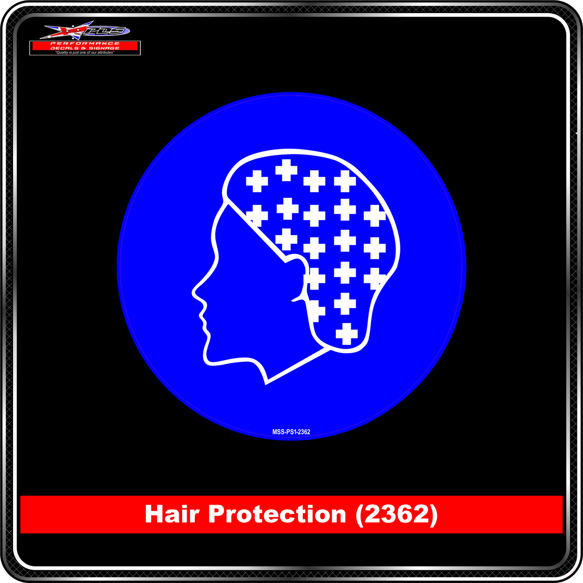 Hair Protection (Pictogram 2362)