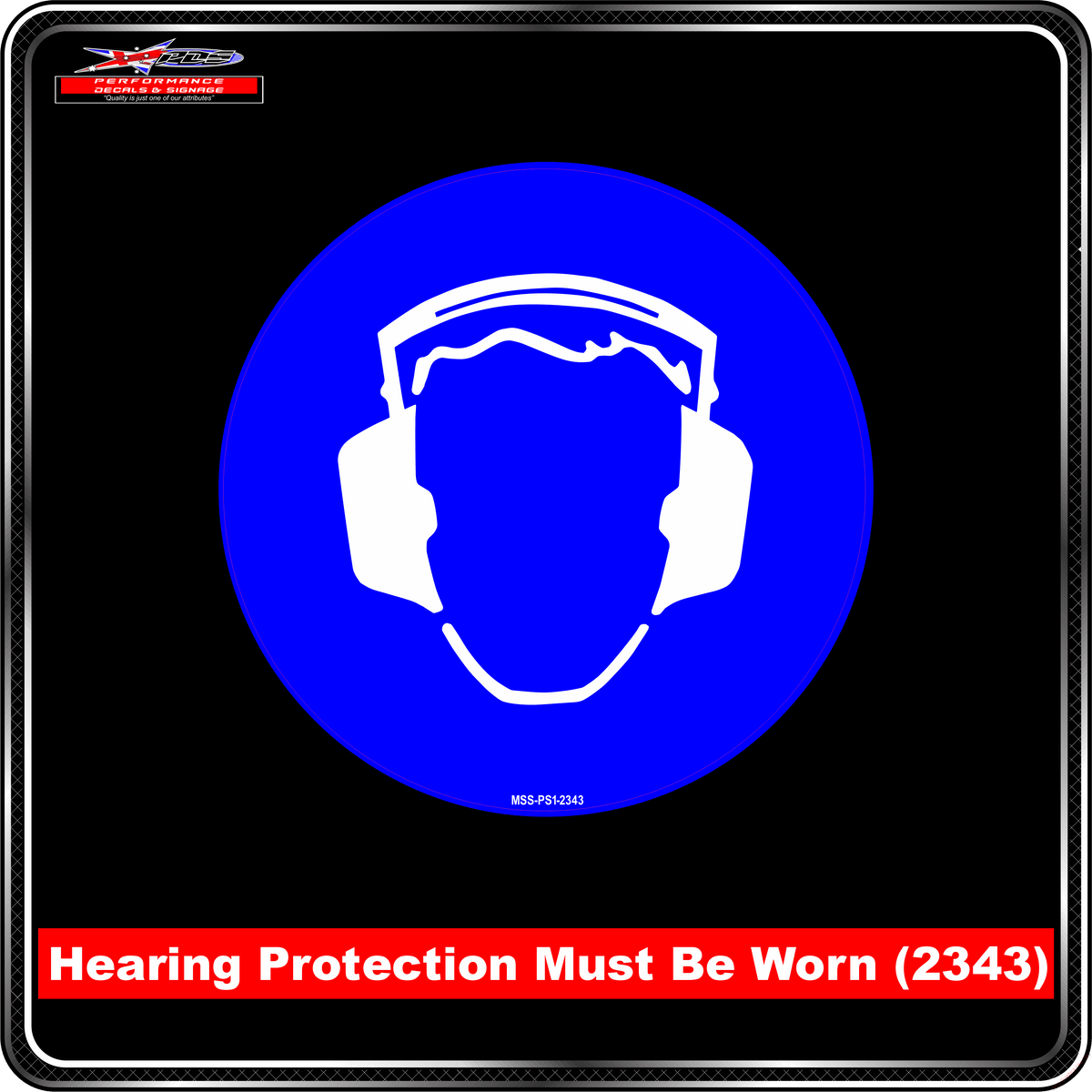 Ear Protection (Pictogram 2343)