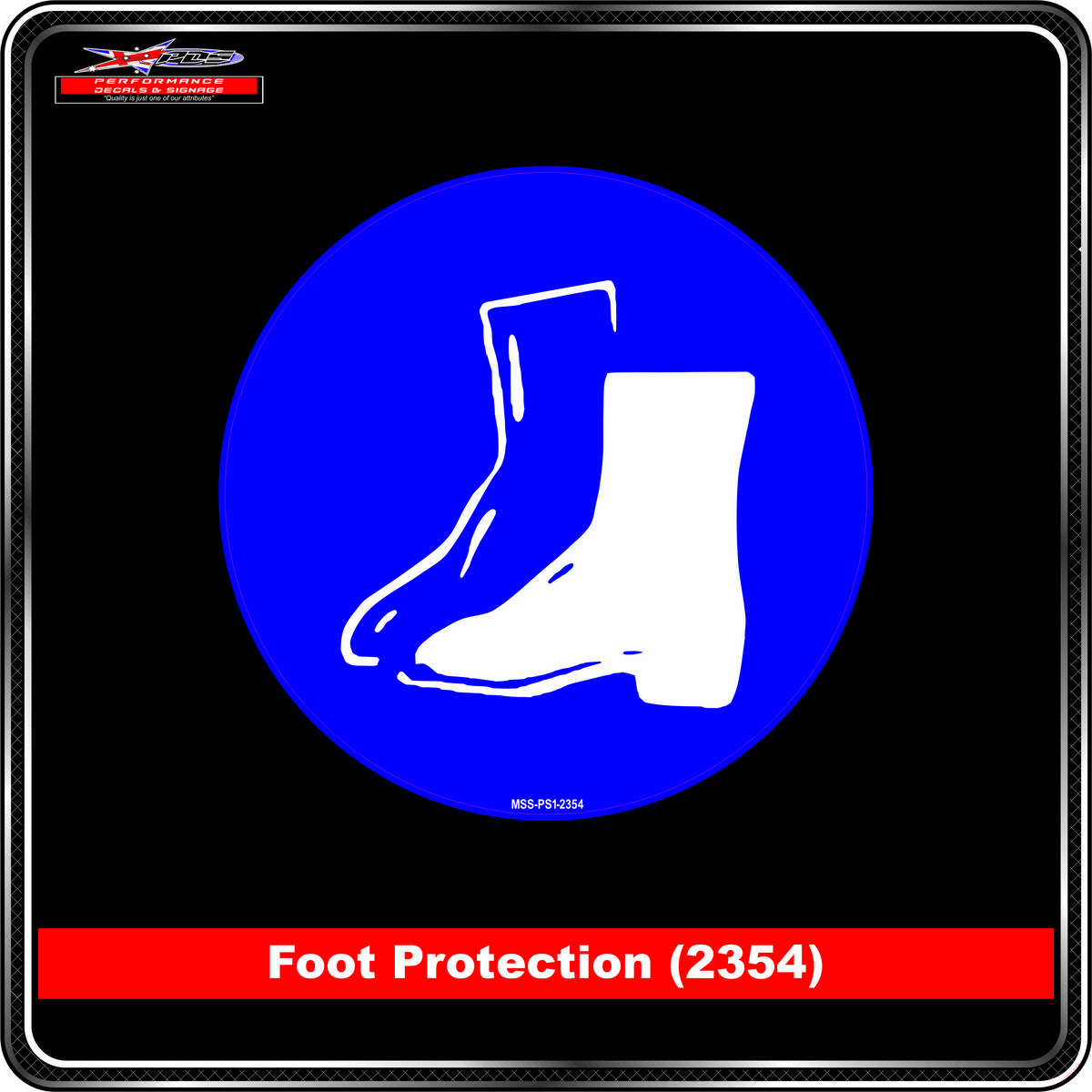 Foot Protection (Pictogram 2354)