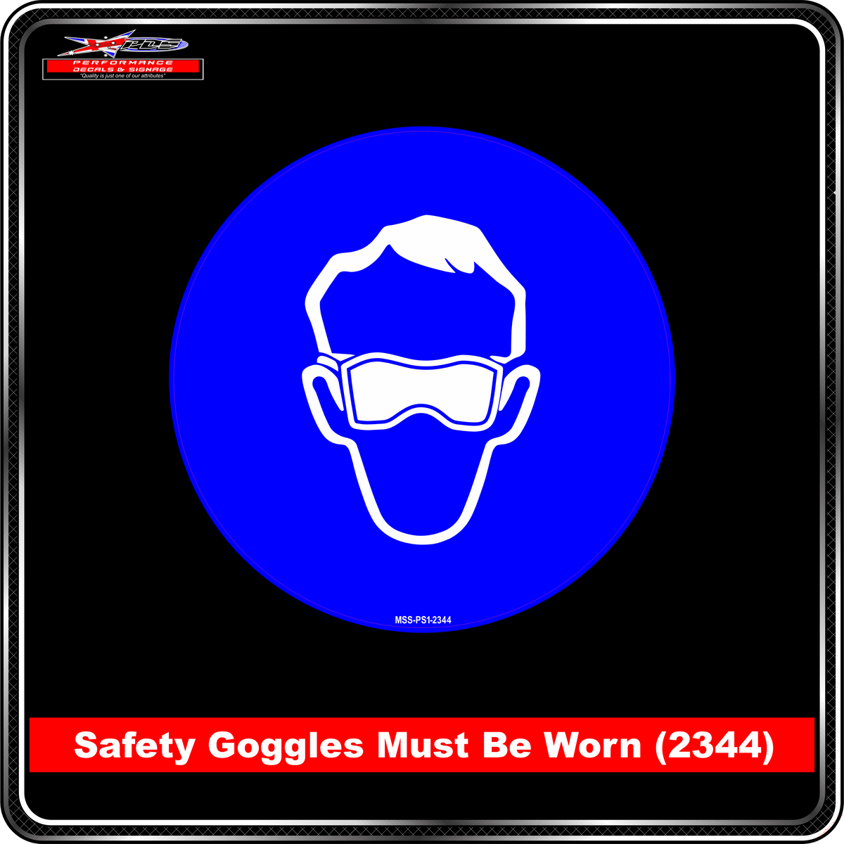 Safety Goggles (Pictogram 2344)