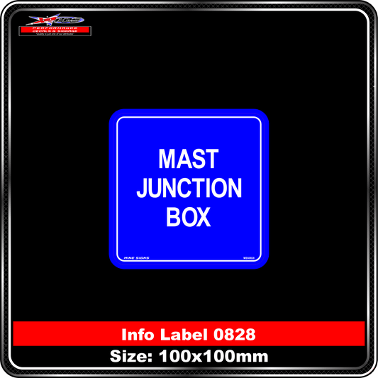Mast Junction Box (Info Label 0828)