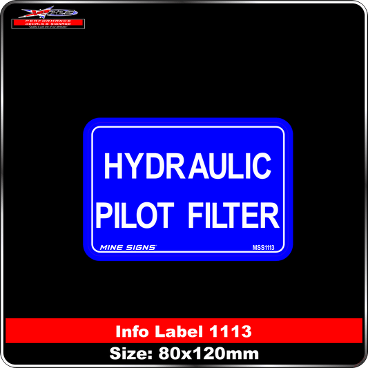 Hydraulic Pilot Filter (Info Label 1113)