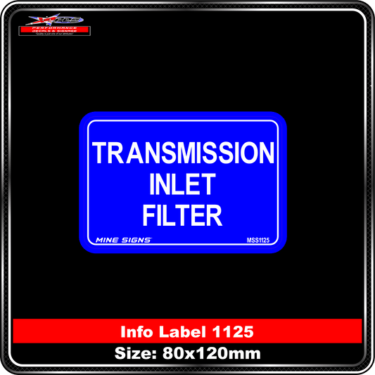 Transmission Inlet Filter (Info Label 1125)