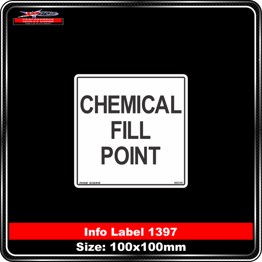 Chemical Fill Point (Info Label 1397)