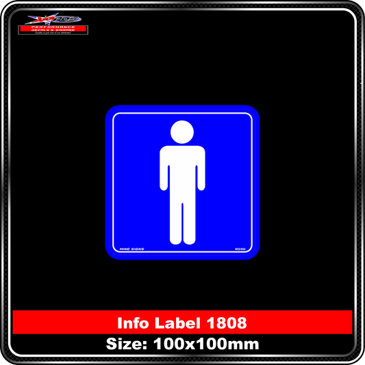Men Symbol (Info Label 1808)