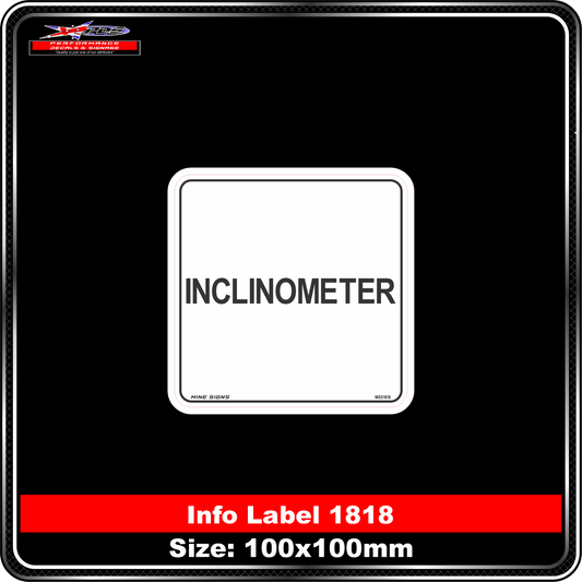 Inclinometer (Info Label 1818)