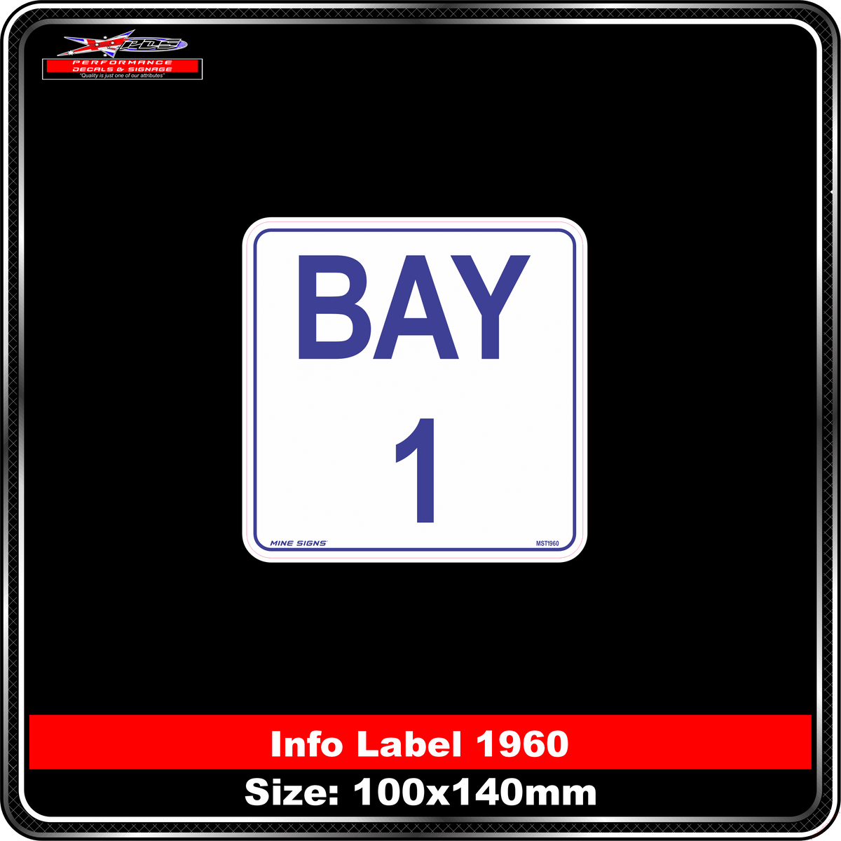 Bay 1 (Info Label 1960)