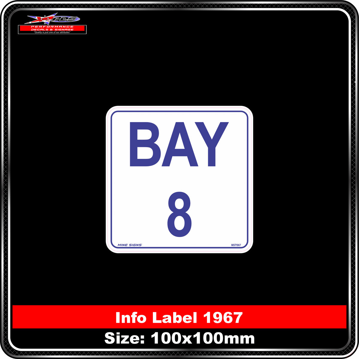 Bay 8 (Info Label 1967)
