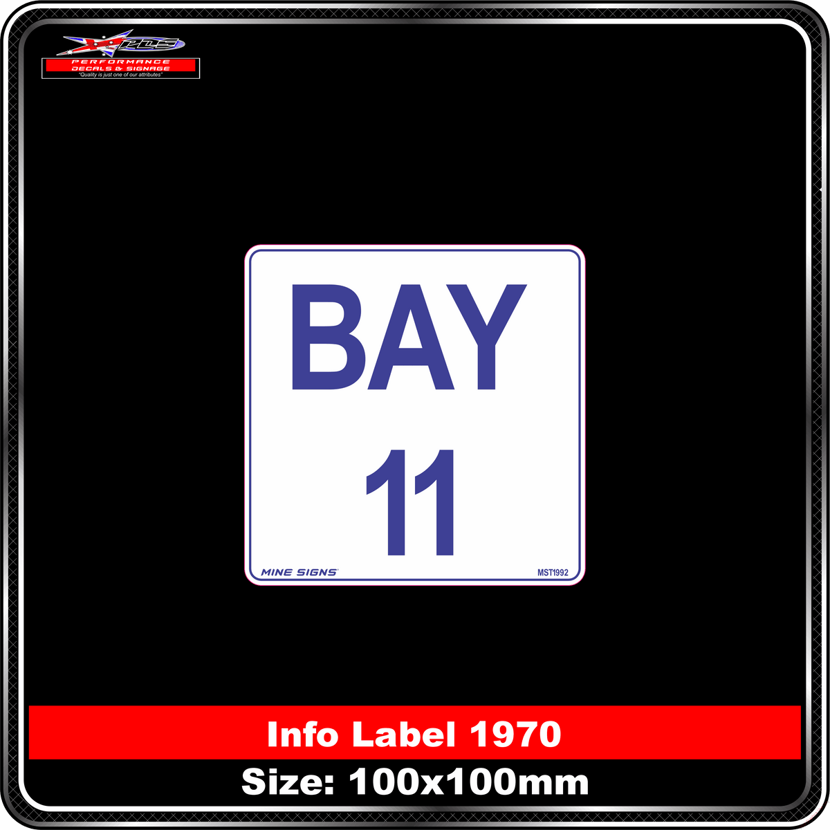 Bay 11 (Info Label 1970)