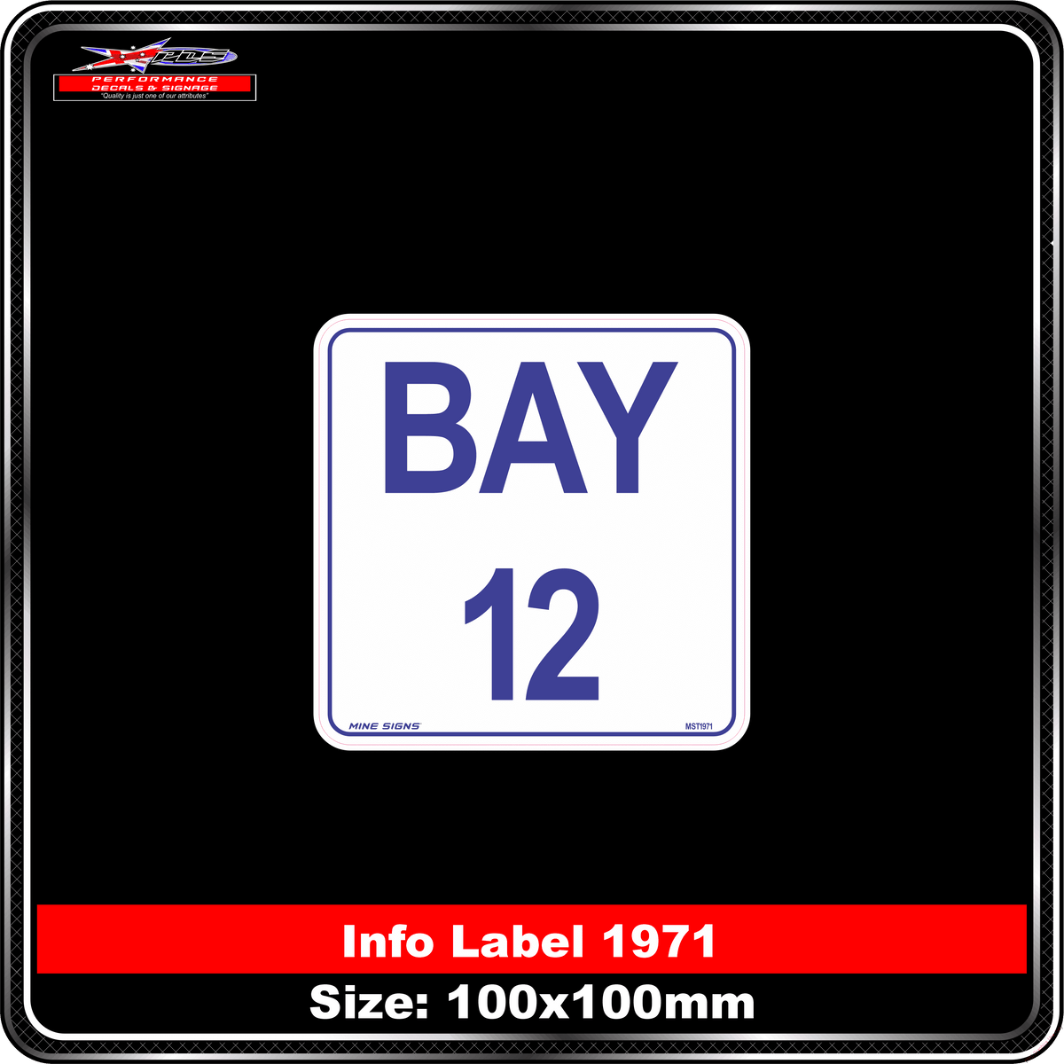 Bay 12 (Info Label 1971)