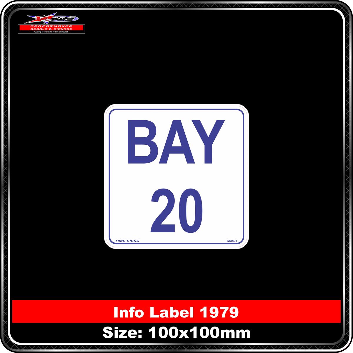 Bay 20 (Info Label 1979)