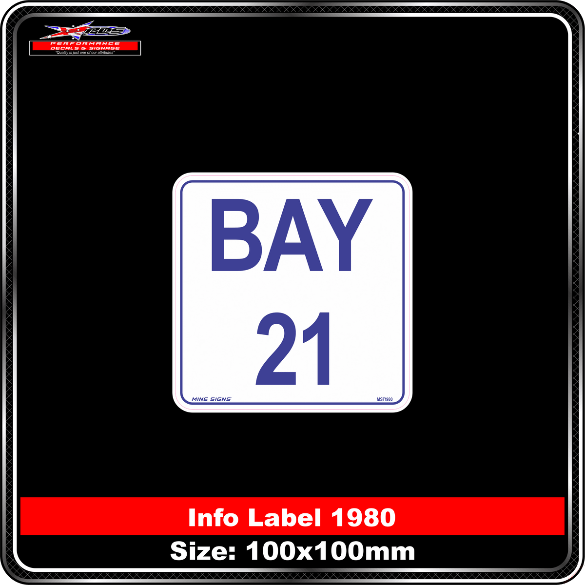 Bay 21 (Info Label 1980)