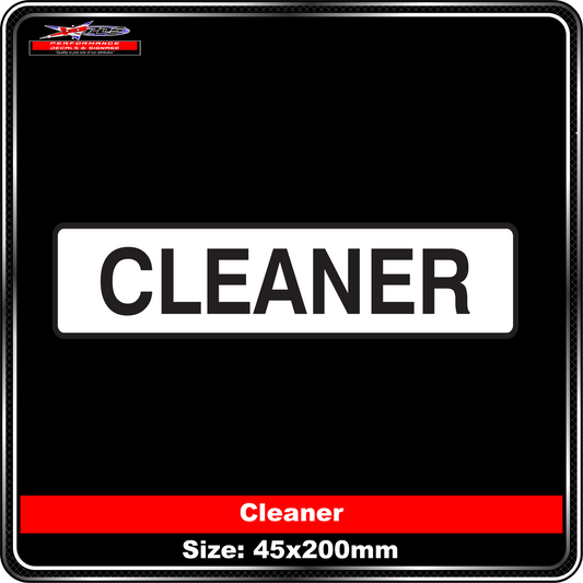 Cleaner