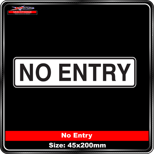 No Entry
