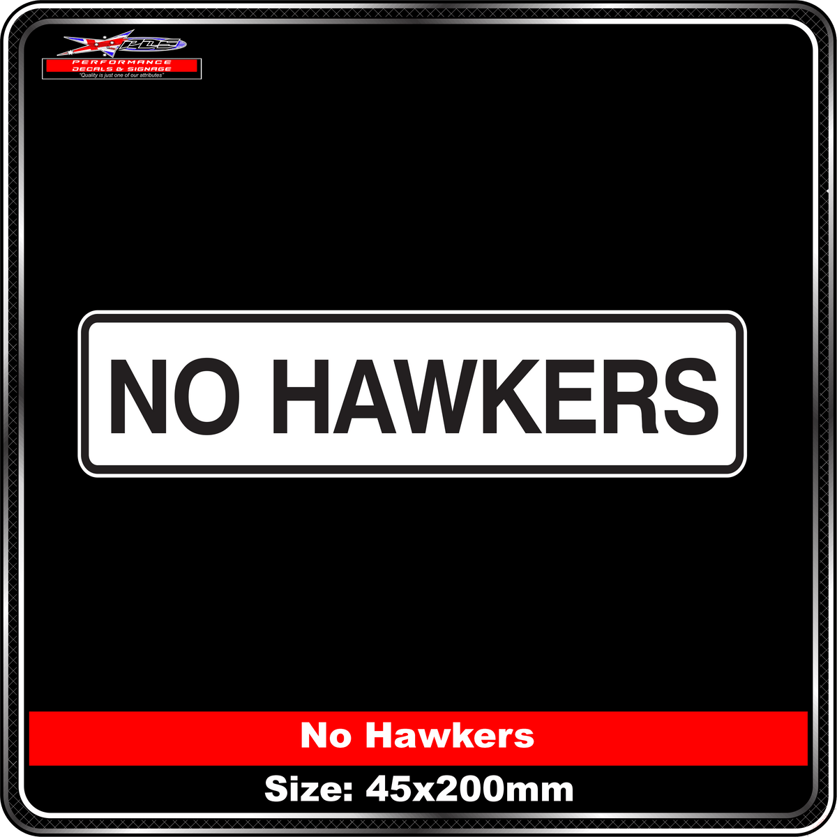 No Hawkers