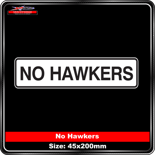 No Hawkers