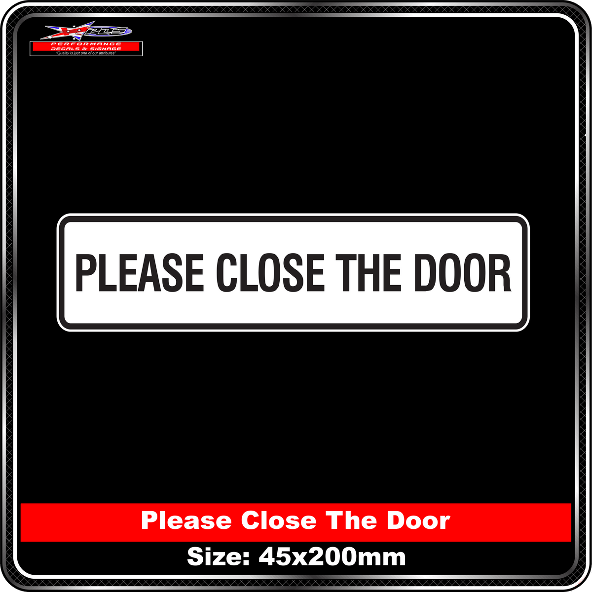 Please Close The Door
